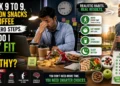 I Work 9 To 9, Living On Snacks And Coffee With Zero Steps. How Do I Stay Fit And Eat Healthy?